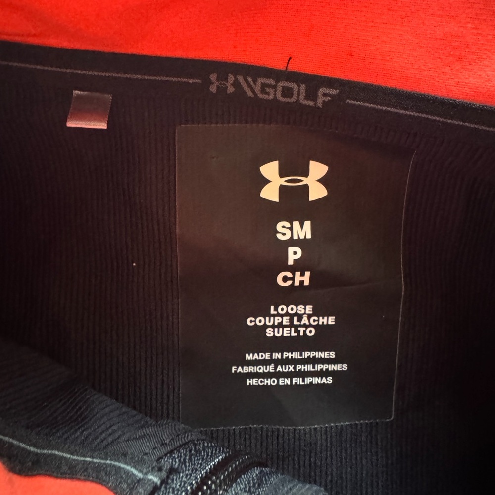 Under Armour Venom Red Men’s Storm Windstrike Full Zip Jacket Long Sleeve - Picture 10 of 10